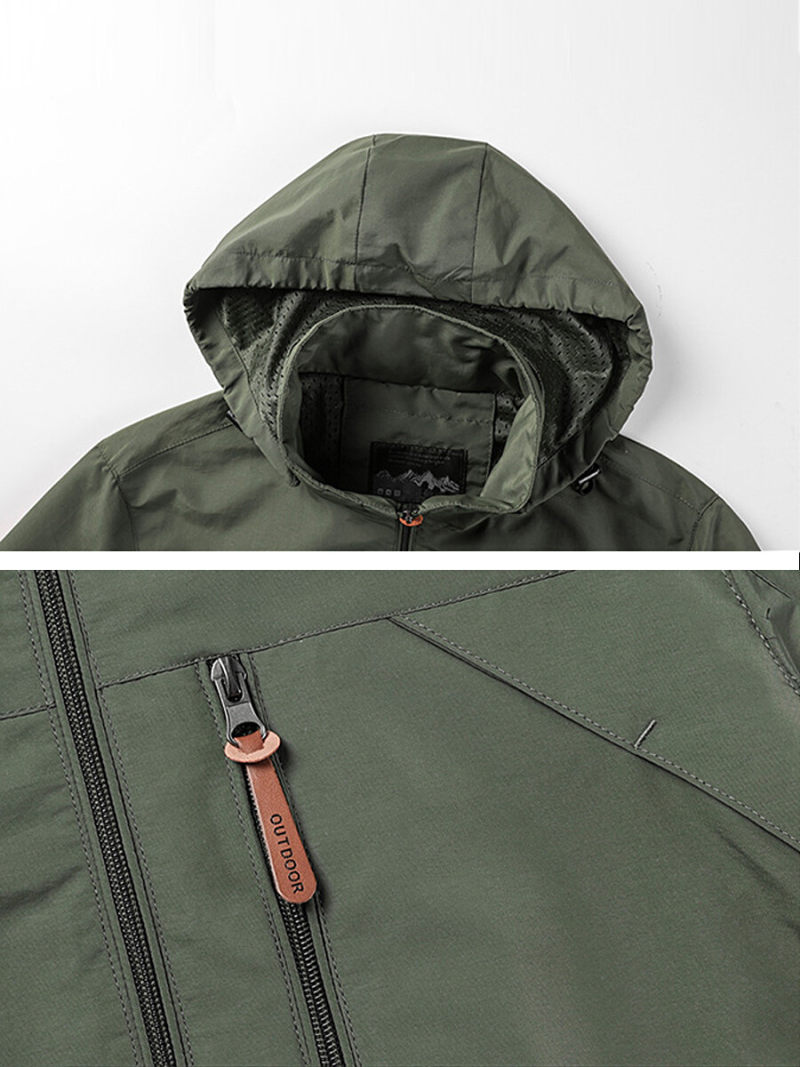 Active Running Jacket with Hat