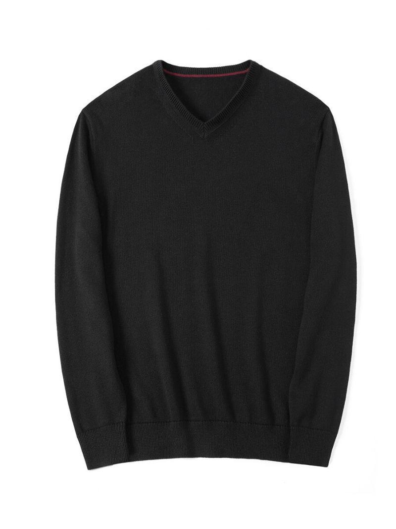 Topman Long Sleeve Knitted V-Neck Jumper