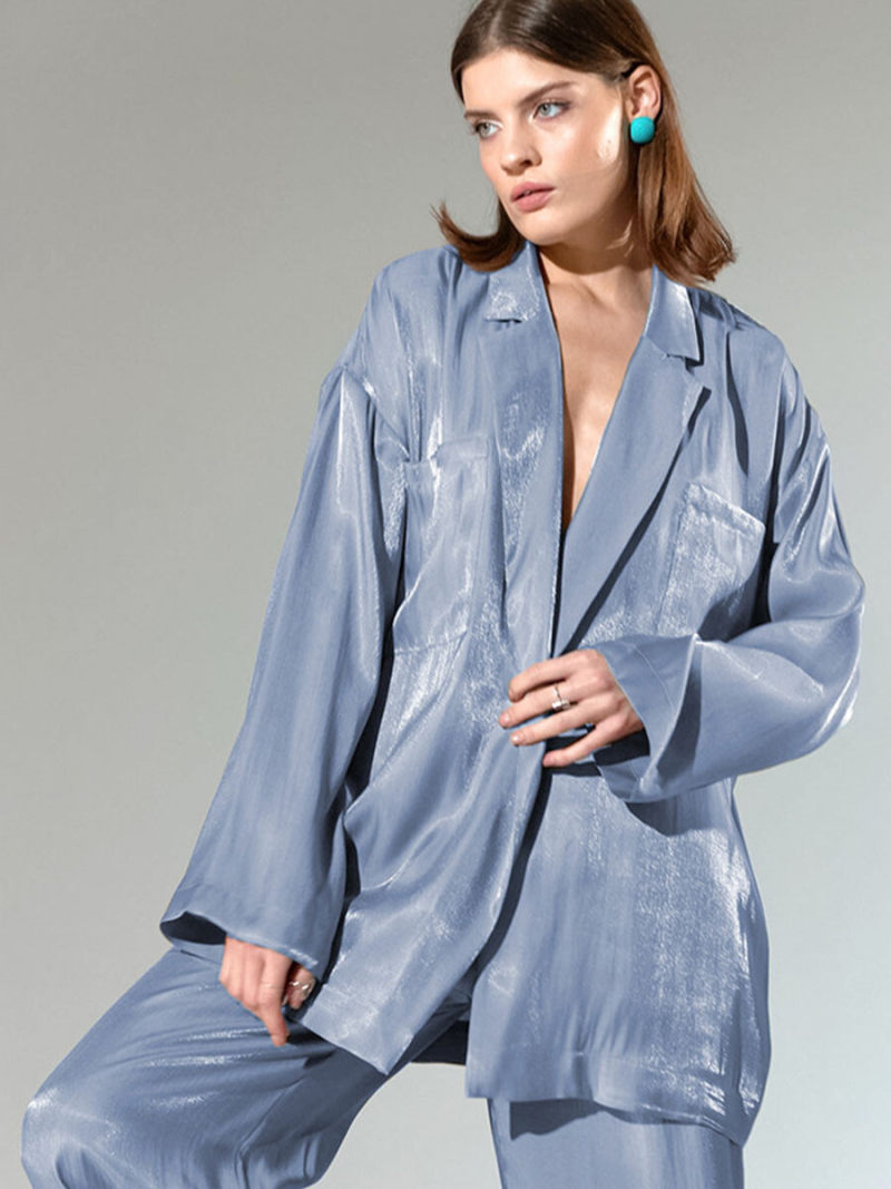 Satin leisure fashion suits