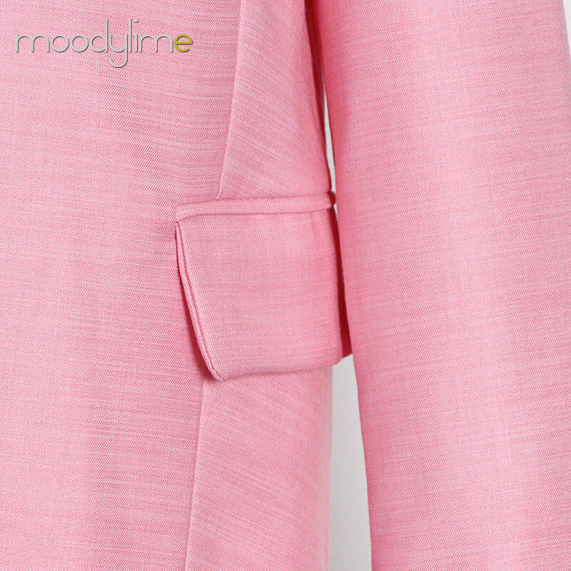 Lapel Neck Double Breasted Blazer