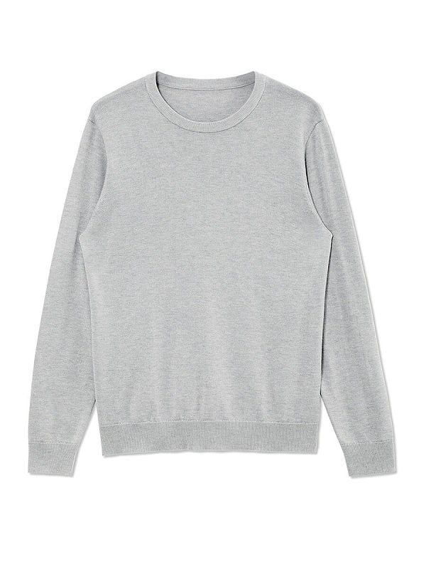 Topman Long Sleeve Knitted Crew Neck  Jumper