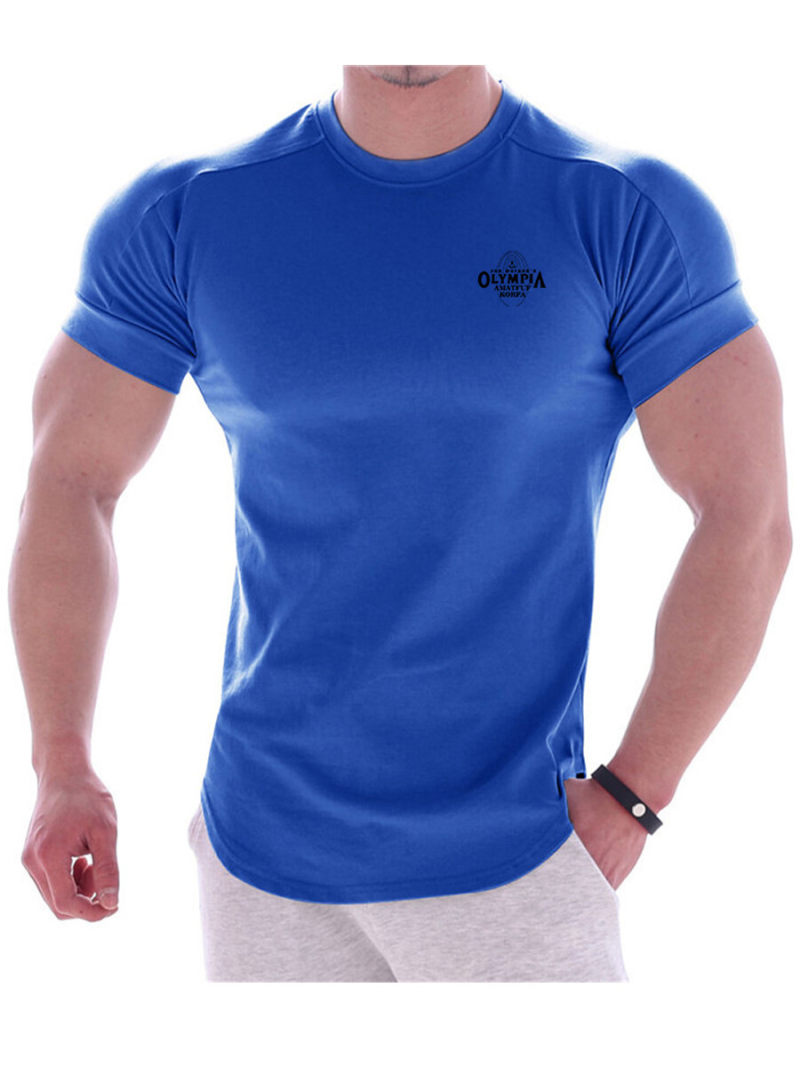 Running Breathe T-shirt With Printed On Back