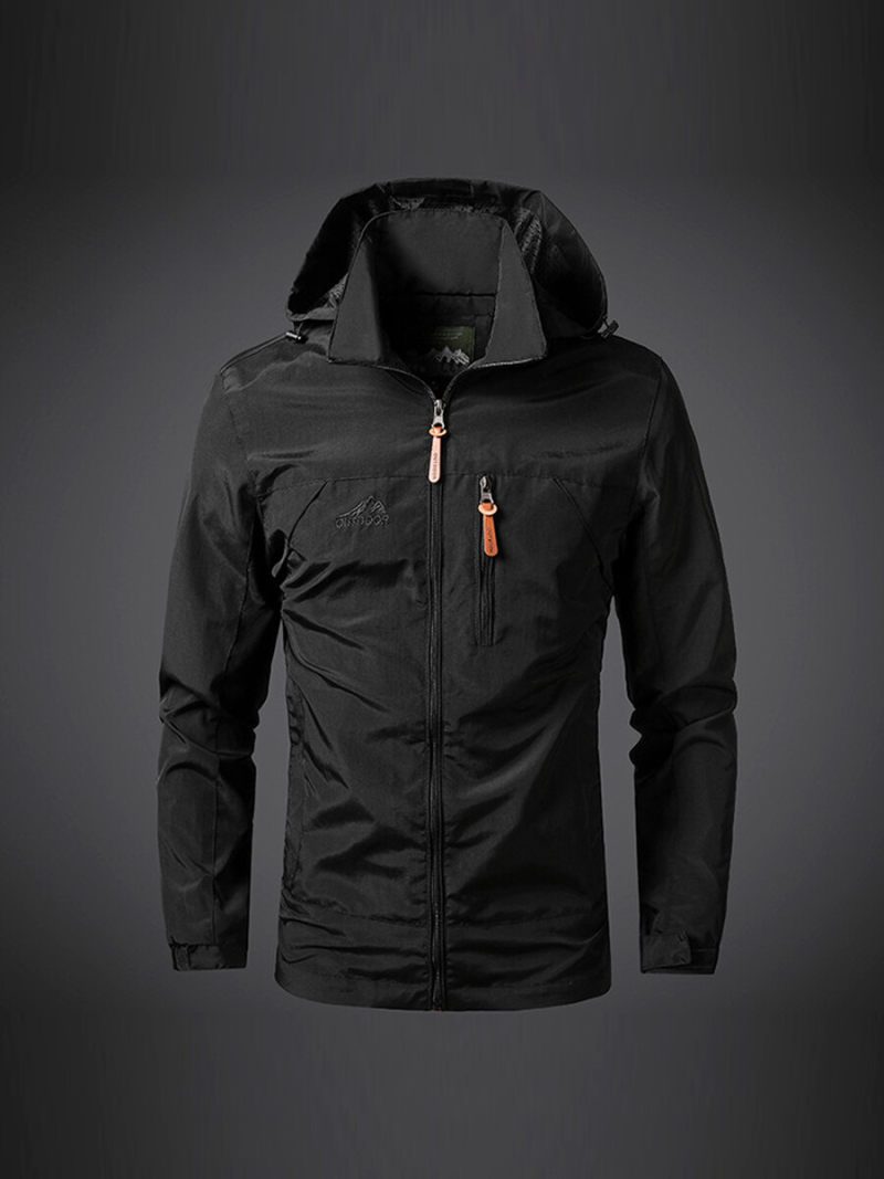 Active Running Jacket with Hat