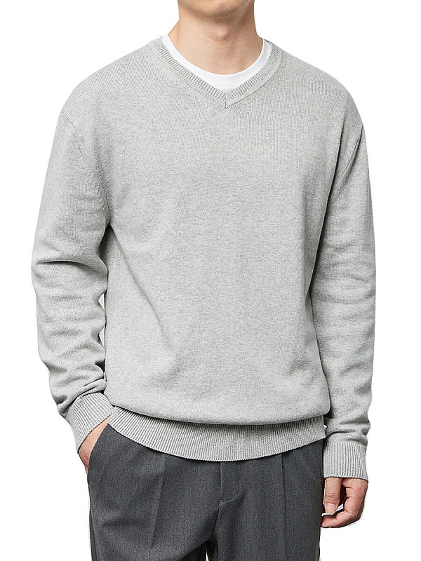 Topman Long Sleeve Knitted V-Neck Jumper