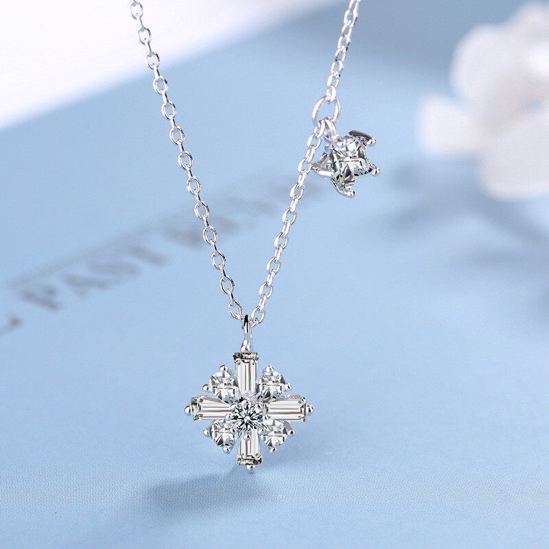 snowflake necklaces