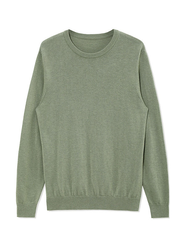 Topman Long Sleeve Knitted Crew Neck  Jumper