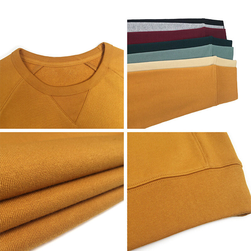 Crew Neck Long Sleeves Sweatshirt