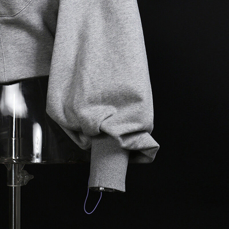 Hoodie chest opening