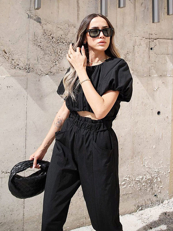 Waist Cut out Jumpersuit