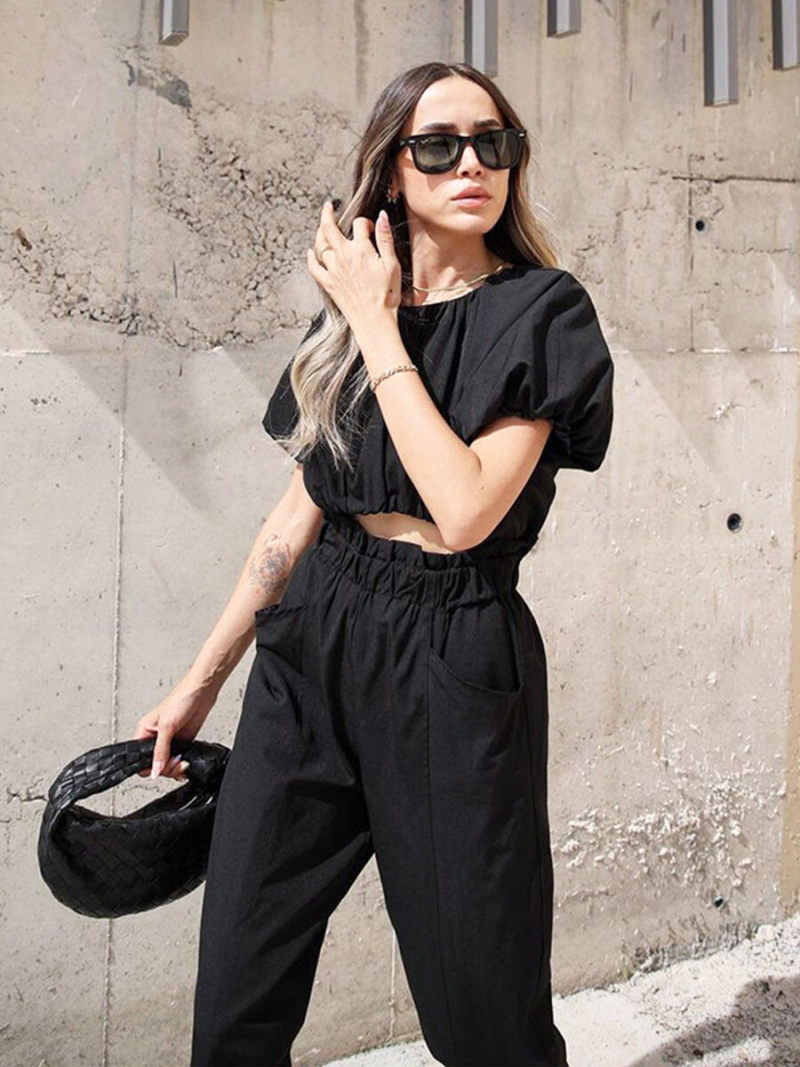 Waist Cut out Jumpersuit