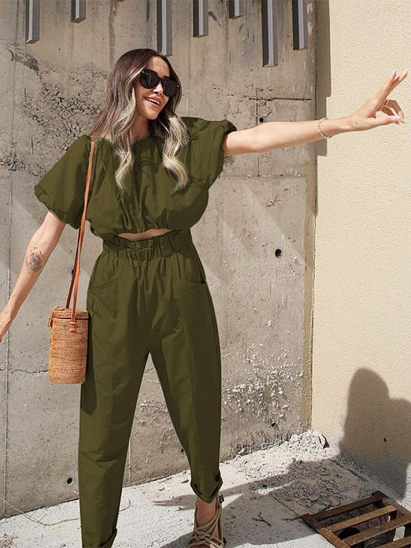 Waist Cut out Jumpersuit