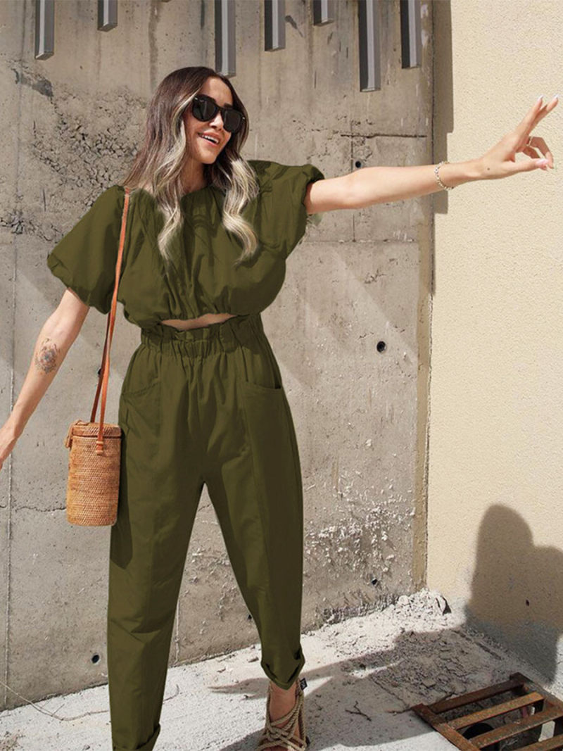 Waist Cut out Jumpersuit