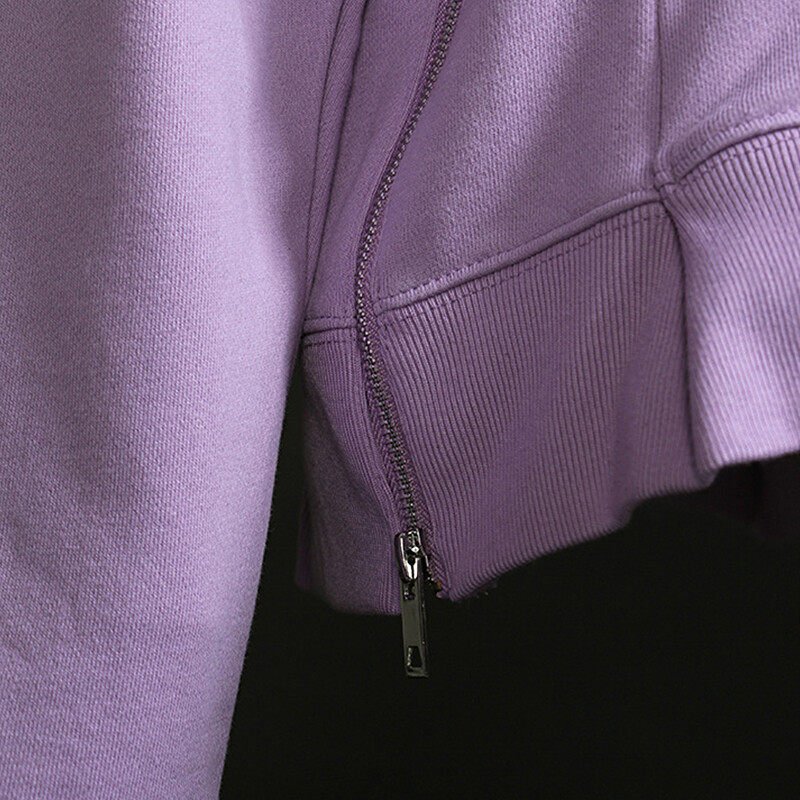 Ruched Waist Long Sleeves Hoodie