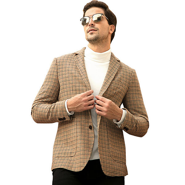 Modern Check Stylish Casual man blazer