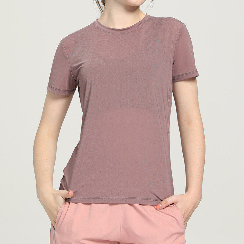 ladies' Training T-Shirt with Mesh at Back