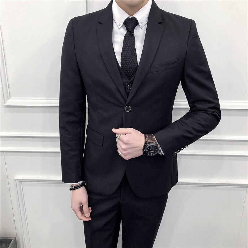Men's Blazer Suit   with a Vest InSide