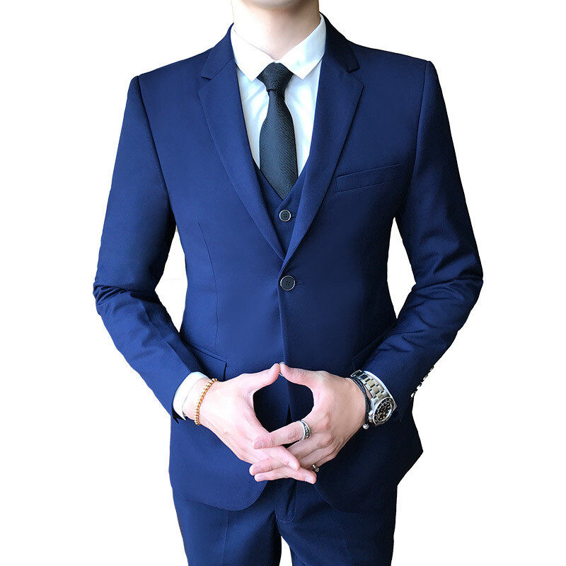 Men's Blazer Suit   with a Vest InSide