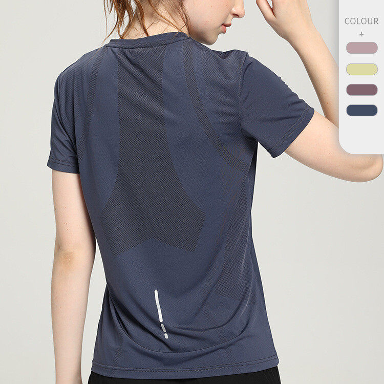ladies' Training T-Shirt with Mesh at Back
