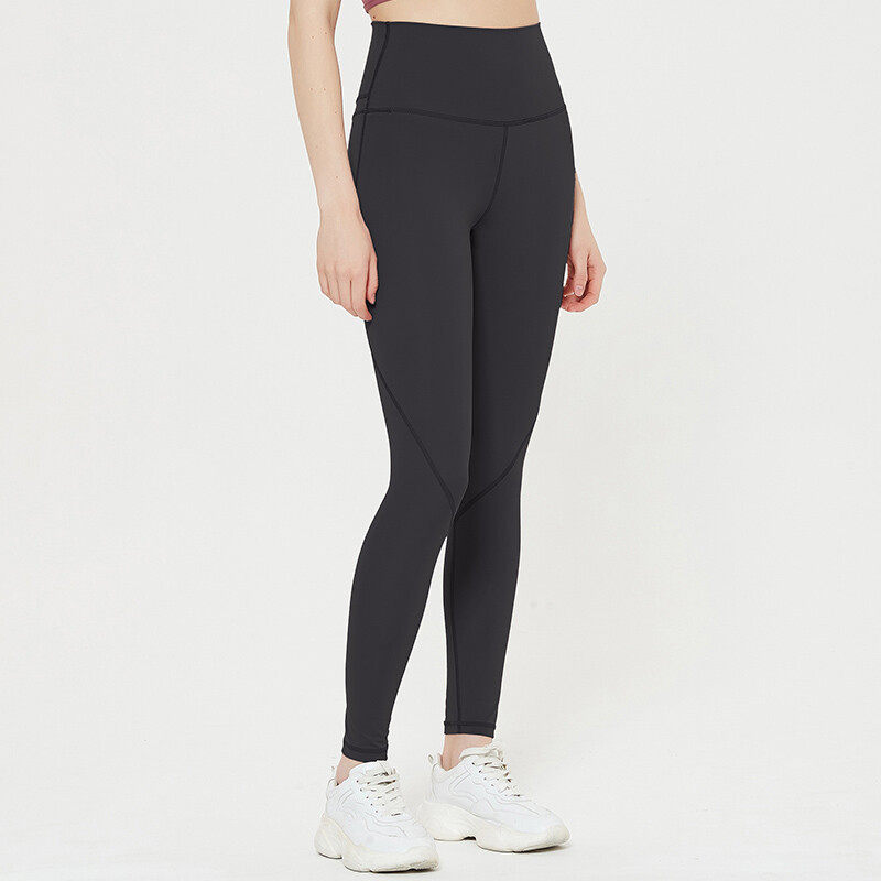 Ladies' Sports Yoga Leggings With Phone Pockets on Side