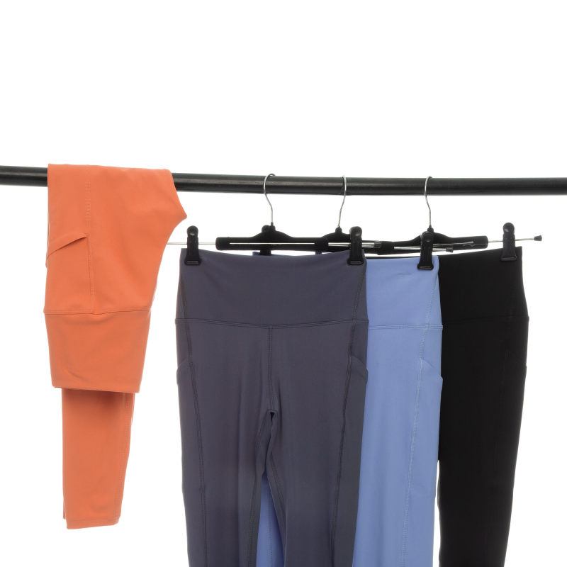 Ladies' Sports Yoga Leggings With Phone Pockets on Side