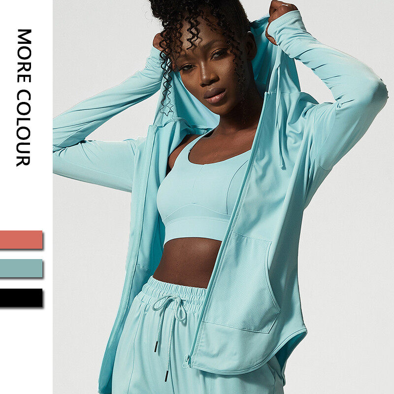 Ladies' Zip Up Hood Sports Jacket