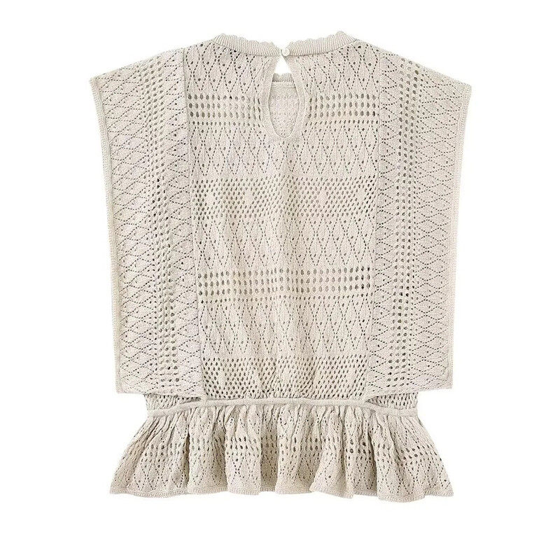 Crochet Short Sleeve Top