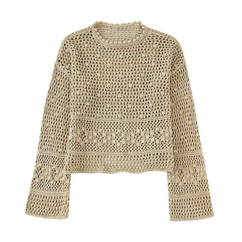 Crochet Long Sleeve Top