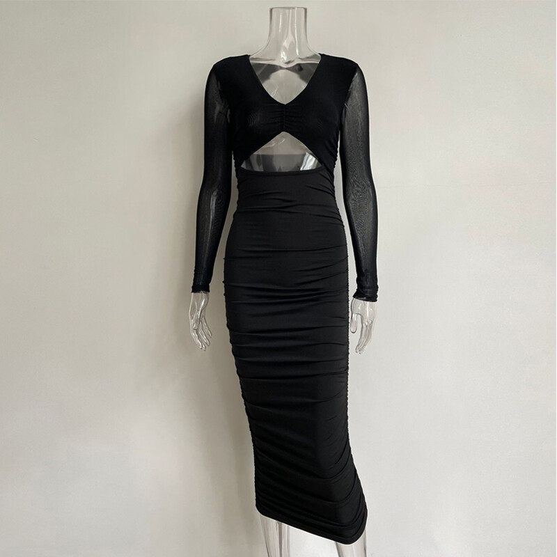 Long Sleeve Midi Dress