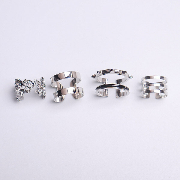 Vintage Love flower diamond ring 6-piece set