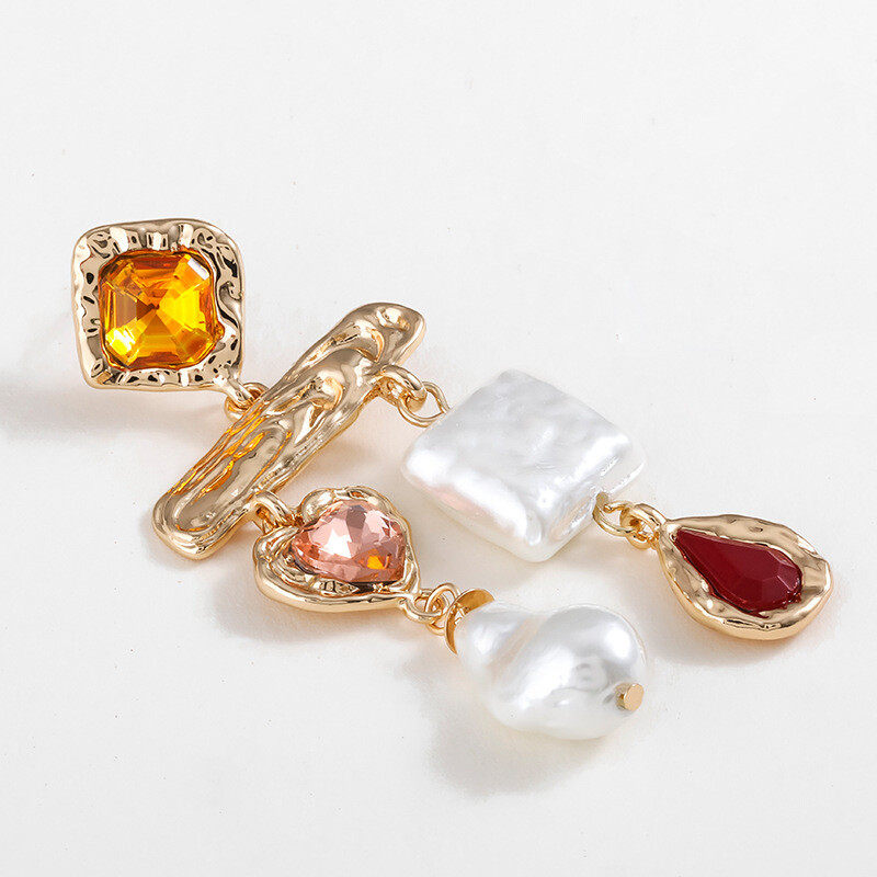 Baroque pearl earrings