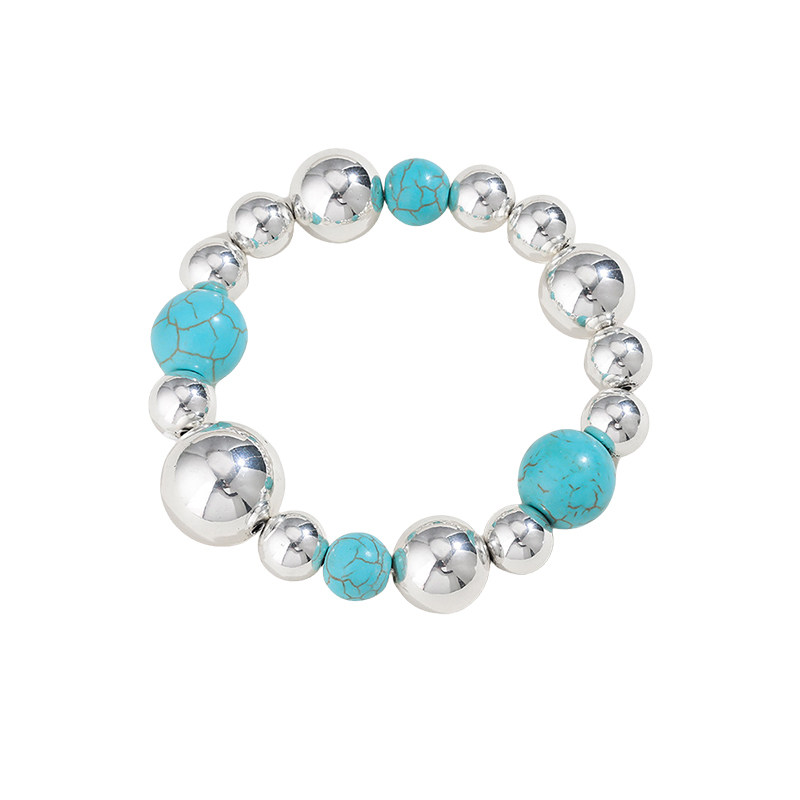Turquoise beaded bracelet