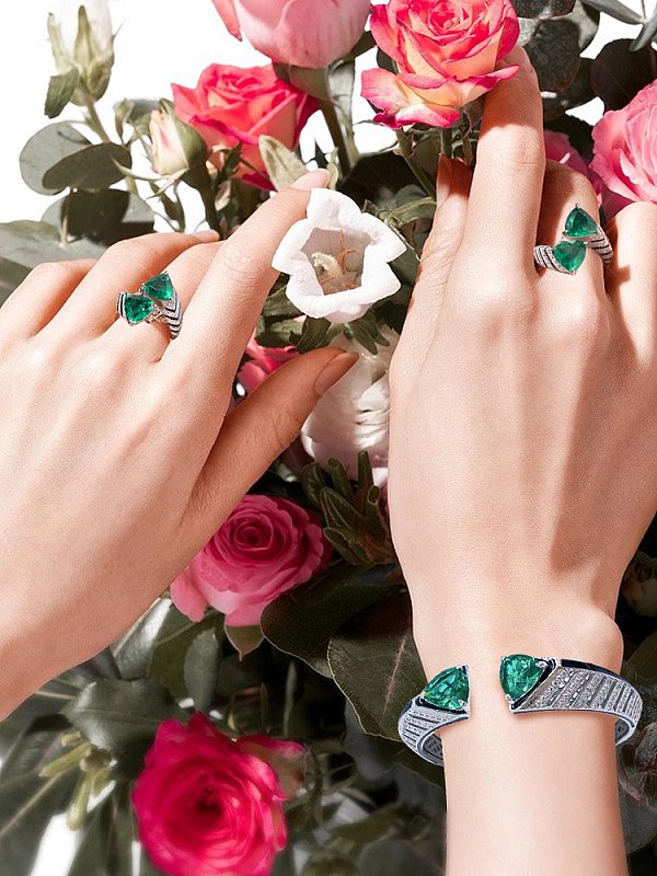 High-end handmade jewelry set