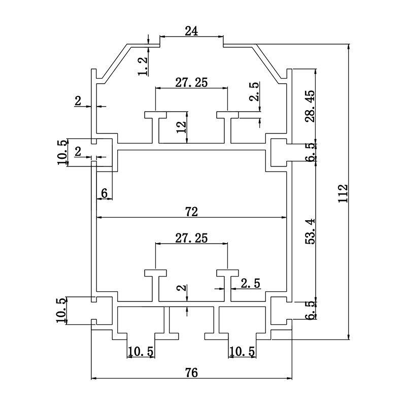 Multiple-speed chain profilee 76-112
