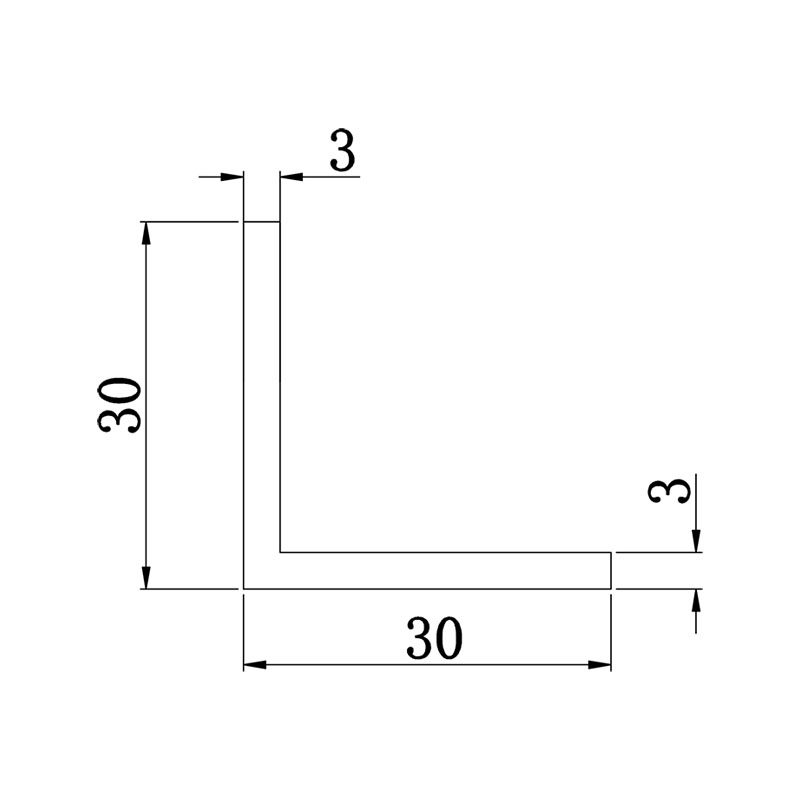 Bracket profile 3030